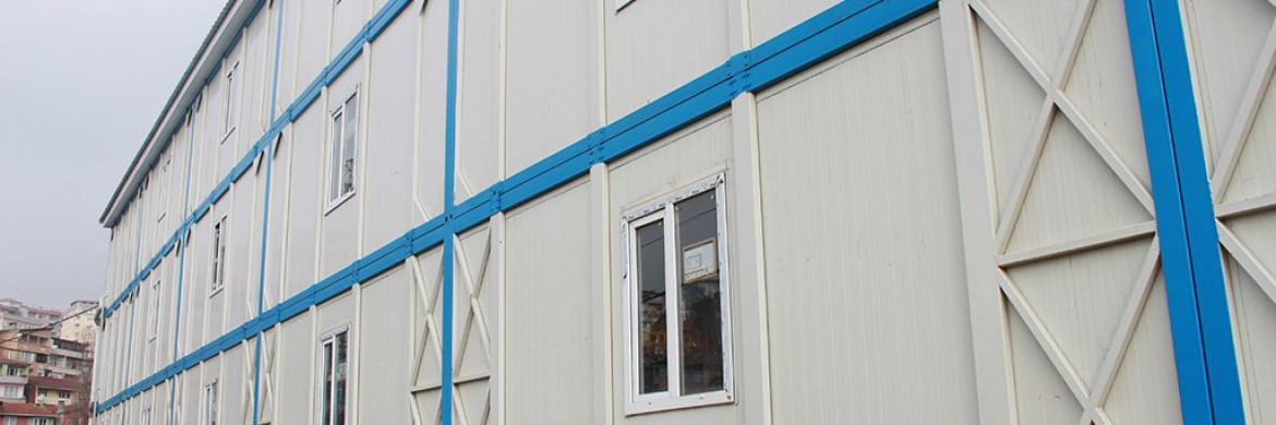 How to Design an Efficient Container Office?
