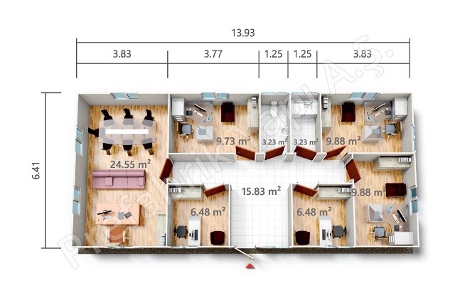 PRO 89 m2 Plan