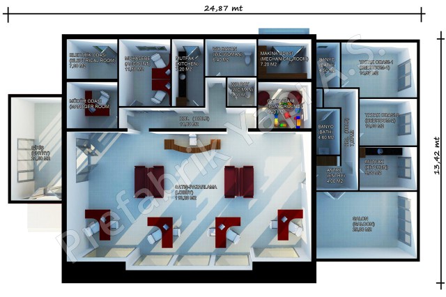 Sales Office 318 m2 Plan