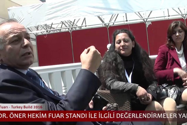 Visit of esteemed Dr. Öner Hekim to Turkey build 2016 fair